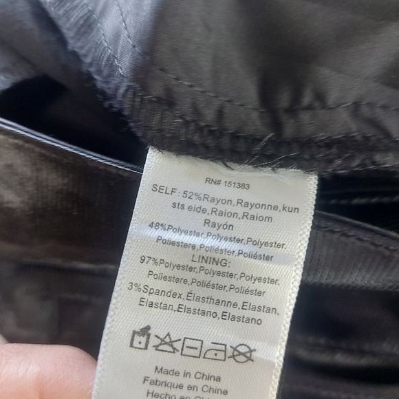 Anthropologie Current Air Robin Black High Rise Pleated Trouser Pants - Picture 8 of 8